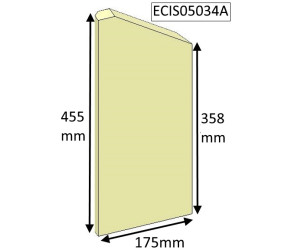 ECIS05034A - Parkray Left Hand Brick  |  Aspect 5 Slimline  |  Aspect 8 Slimline